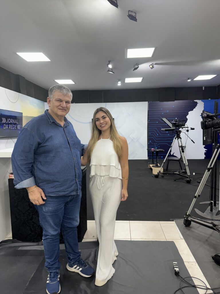 Visita da Modelo e Apresentadora Luíza Malavazzi à Afiliada da Rede TV em Tocantins 4 IMG 0202